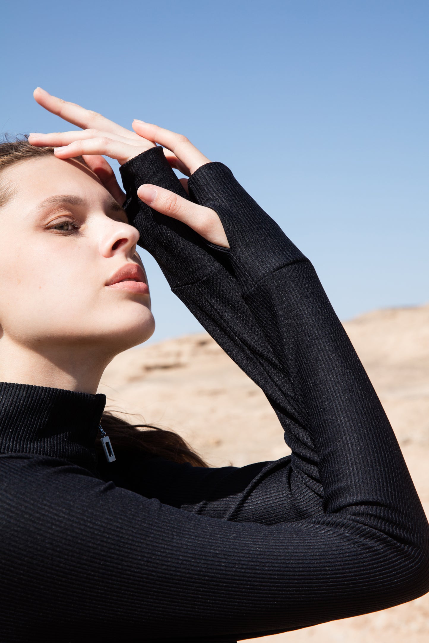 S0353 Dual Zipper L/S Tops