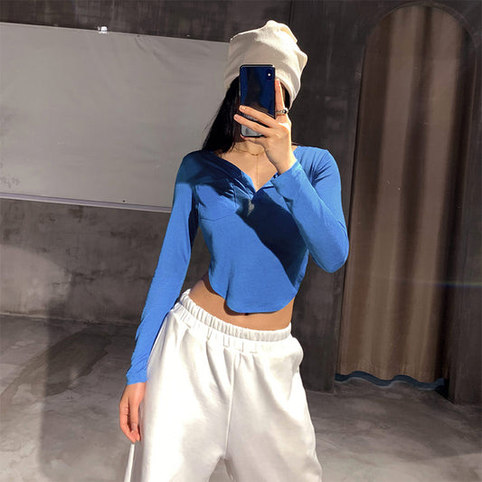 La Nikar Klein Blue Yoga Wear - Quick Dry