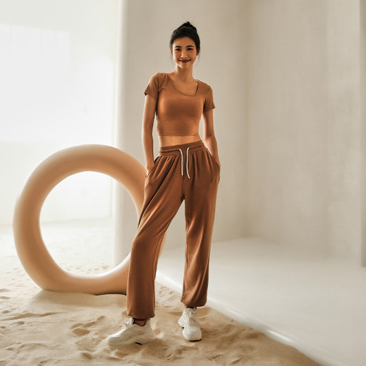 La Nikar loose-fitting drawstring sweatpants