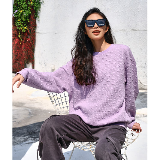 La Nikar Space Cotton Jacquard Sports Sweatshirt