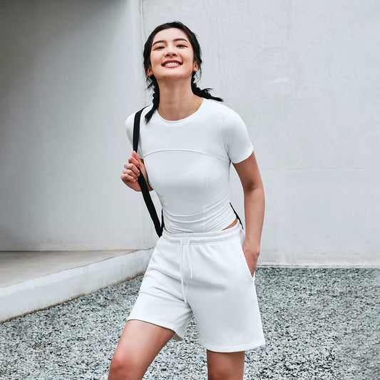 La Nikar Skinny Yoga Short Sleeve Top