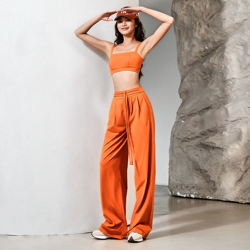 La Nikar spring and fall straight-legged, wide-legged pants