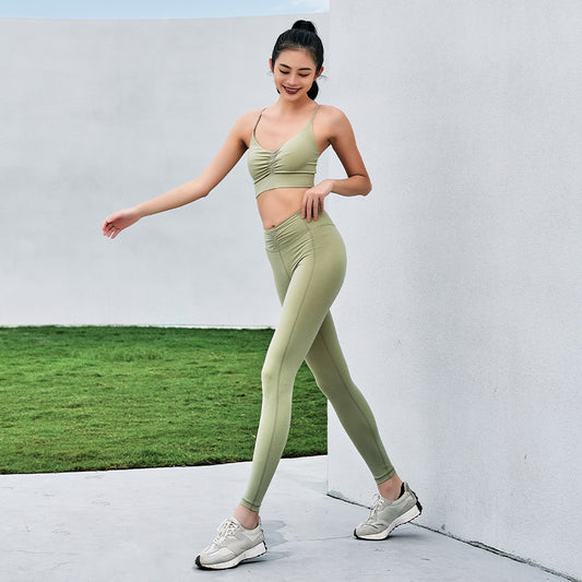 La Nikar Peach Hip Lift High Waist Yoga Pants