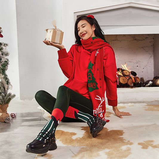 La Nikar Fall And Winter Knitted Casual Loose Sports Sweatshirt