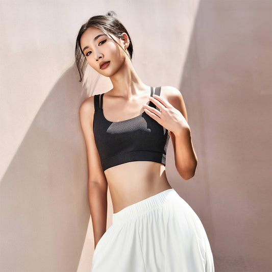 La Nikar Lycra double straps low intensity sports underwear (with chest pad)