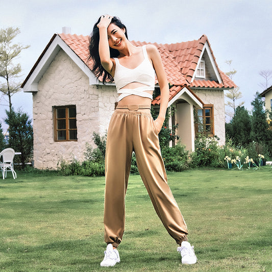 La Nikar Women's Double Waist Sports Leggings