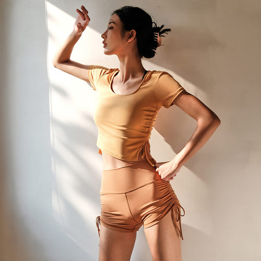 La Nikar Summer Anti-Shine Hip Lift High Waist Yoga Shorts