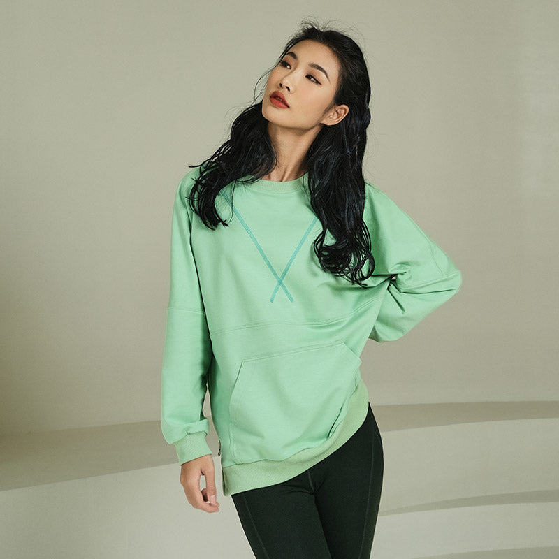 La Nikar mid-length casual sports sweatshirt