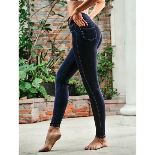 LANIKAR Denim Yoga Pants - Thin