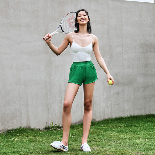 La Nikar Summer Collection - Fake Two Piece Sports Shorts