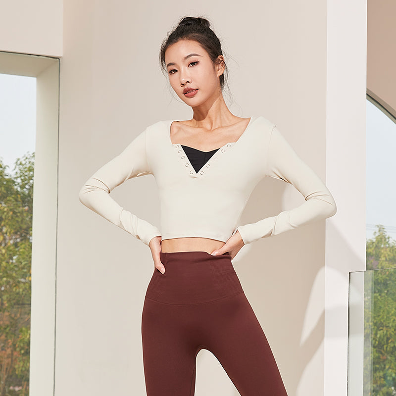 La Nikar Short Yoga Clothes Tight-Fall And Winter