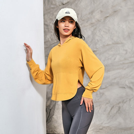 La Nikar hooded backless sports T-shirt