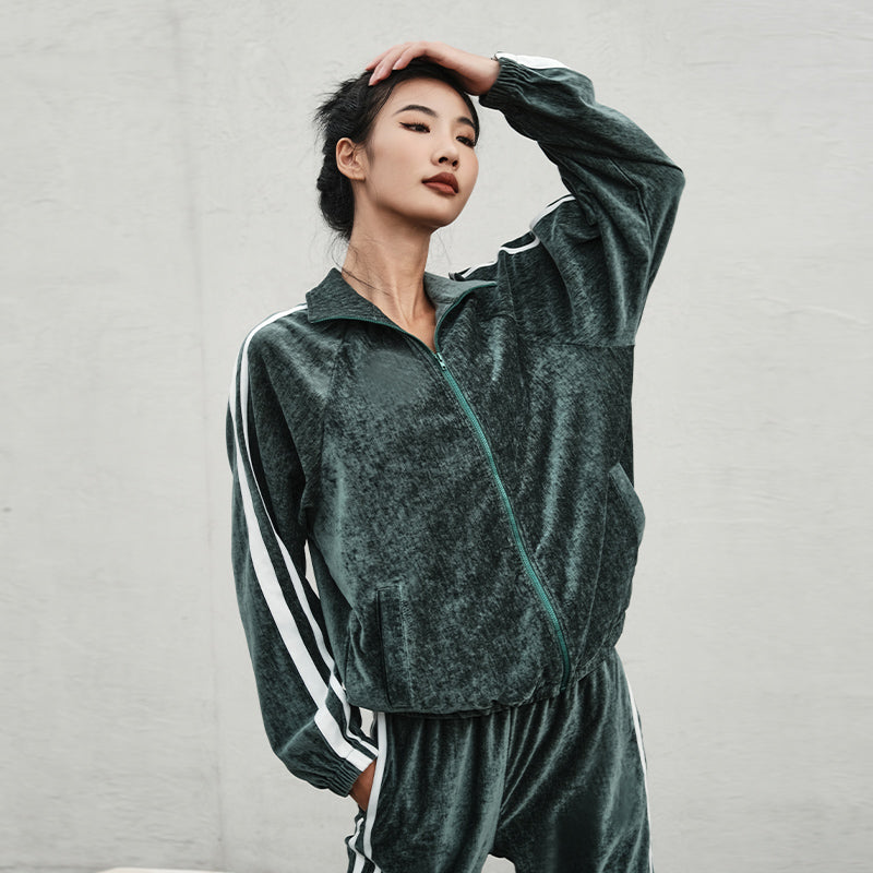 La Nikar Padded Fitness Sports Jacket Pants Casual Suit