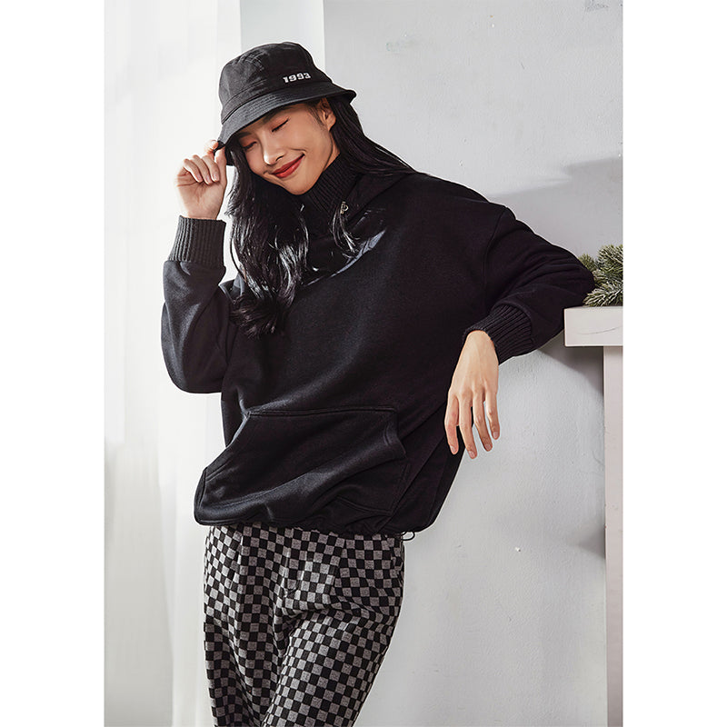 La Nikar Fall And Winter Knitted Casual Loose Sports Sweatshirt
