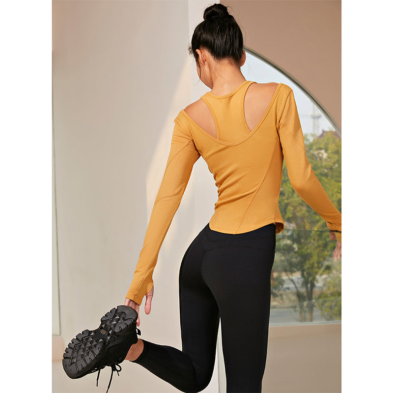 La Nikar Fake Two Pieces Of Back Yoga Clothes - With Chest Pad