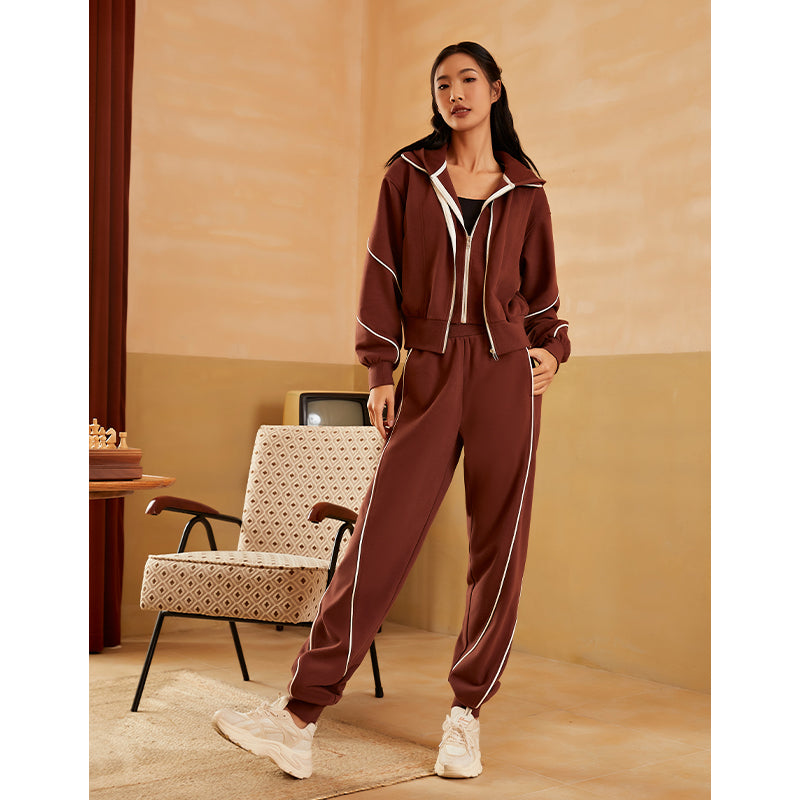 La Nikar Fall And Winter Hooded Casual Running Fitness Pants
