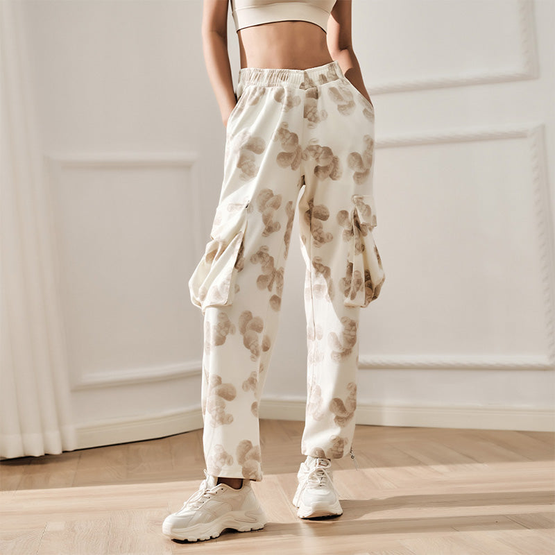 La Nikar Straight Leg Fitness Workout Pants - Thin and Loose