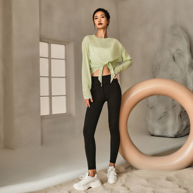 Lanikar brushed tummy high waist yoga pants