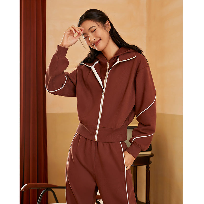 La Nikar Fall And Winter Hooded Casual Running Fitness Pants