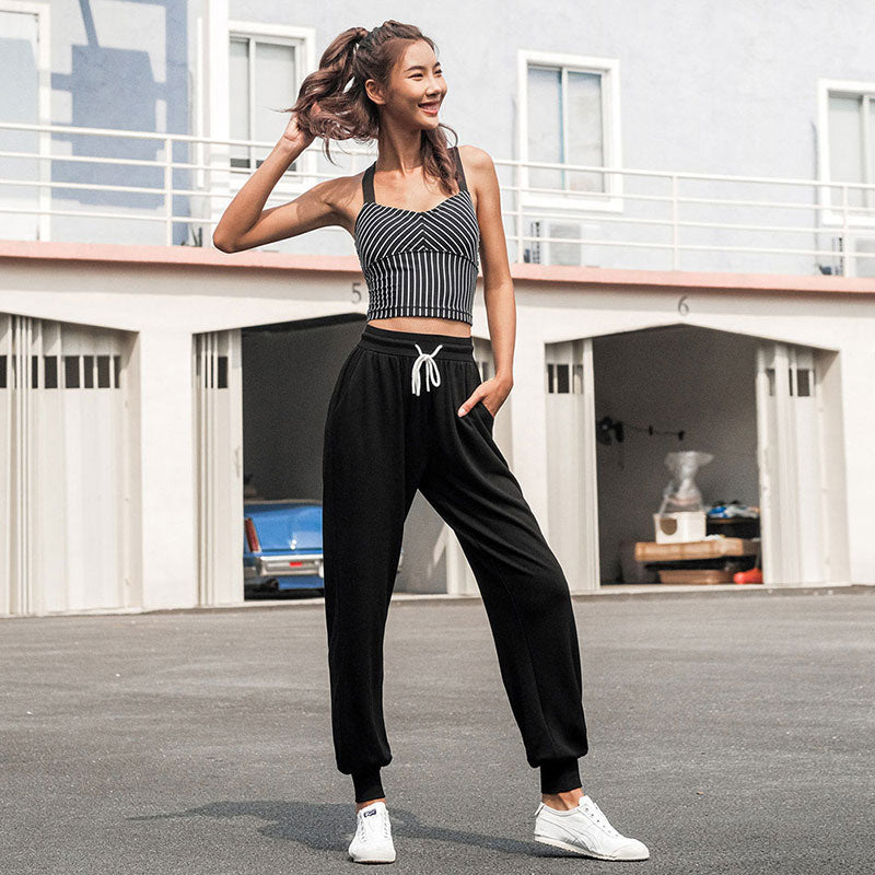 La Nikar loose-fitting drawstring sweatpants