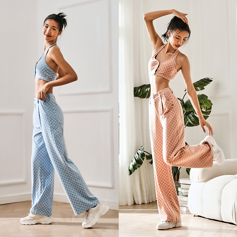 La Nikar Checkerboard Sport Pants