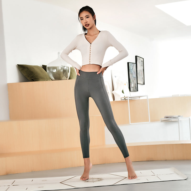 La Nikar Peach Heart Pants - Peach Buttocks High Elasticity Fitness Pants