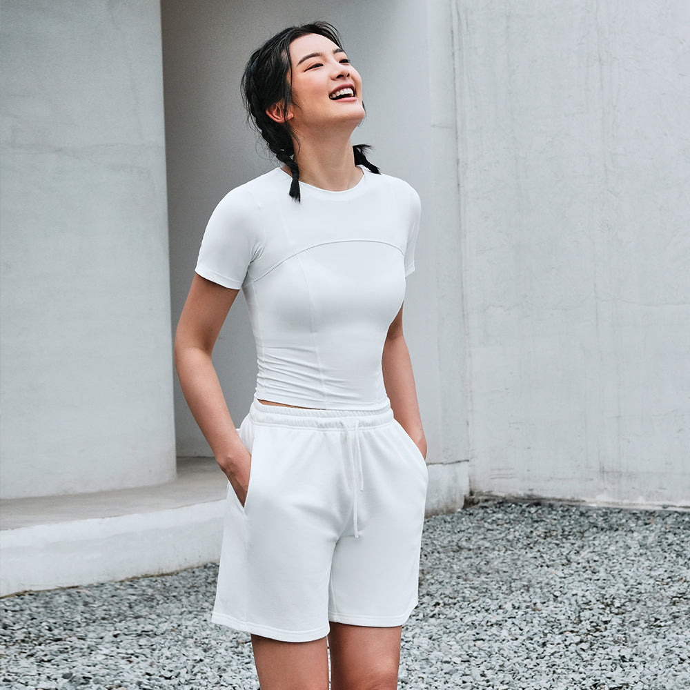 La Nikar Skinny Yoga Short Sleeve Top