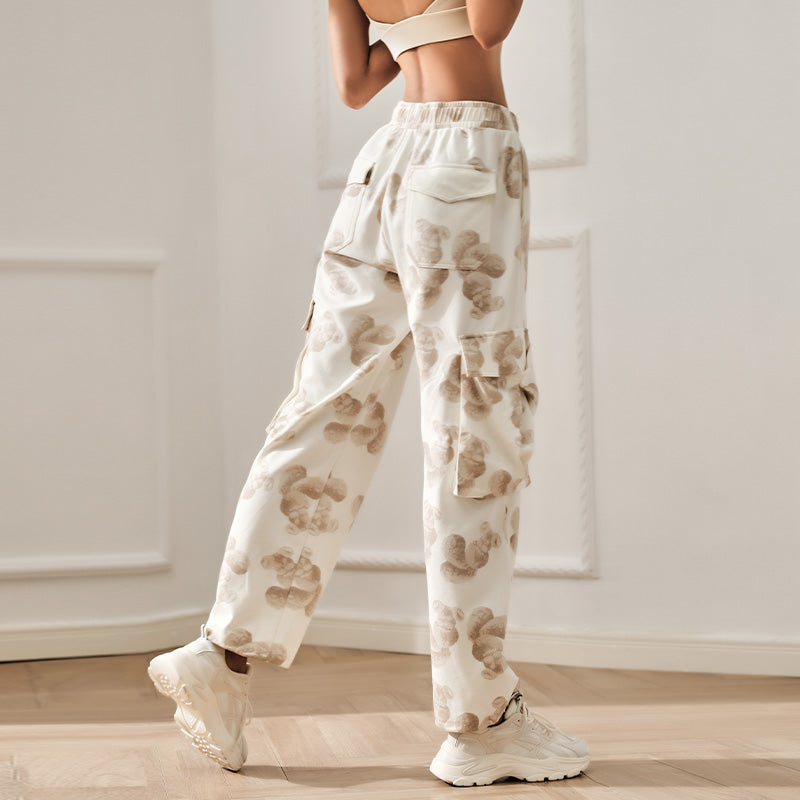 La Nikar Straight Leg Fitness Workout Pants - Thin and Loose