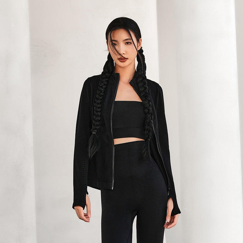 LaNikar Long Sleeve Top, Slim Fit Sport Coat