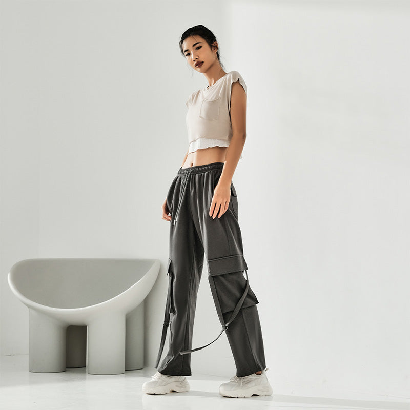 La Nikar loose fitting and slim work pants