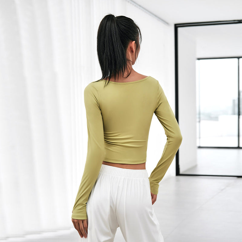 La Nikar Lycra thin long-sleeved yoga clothes