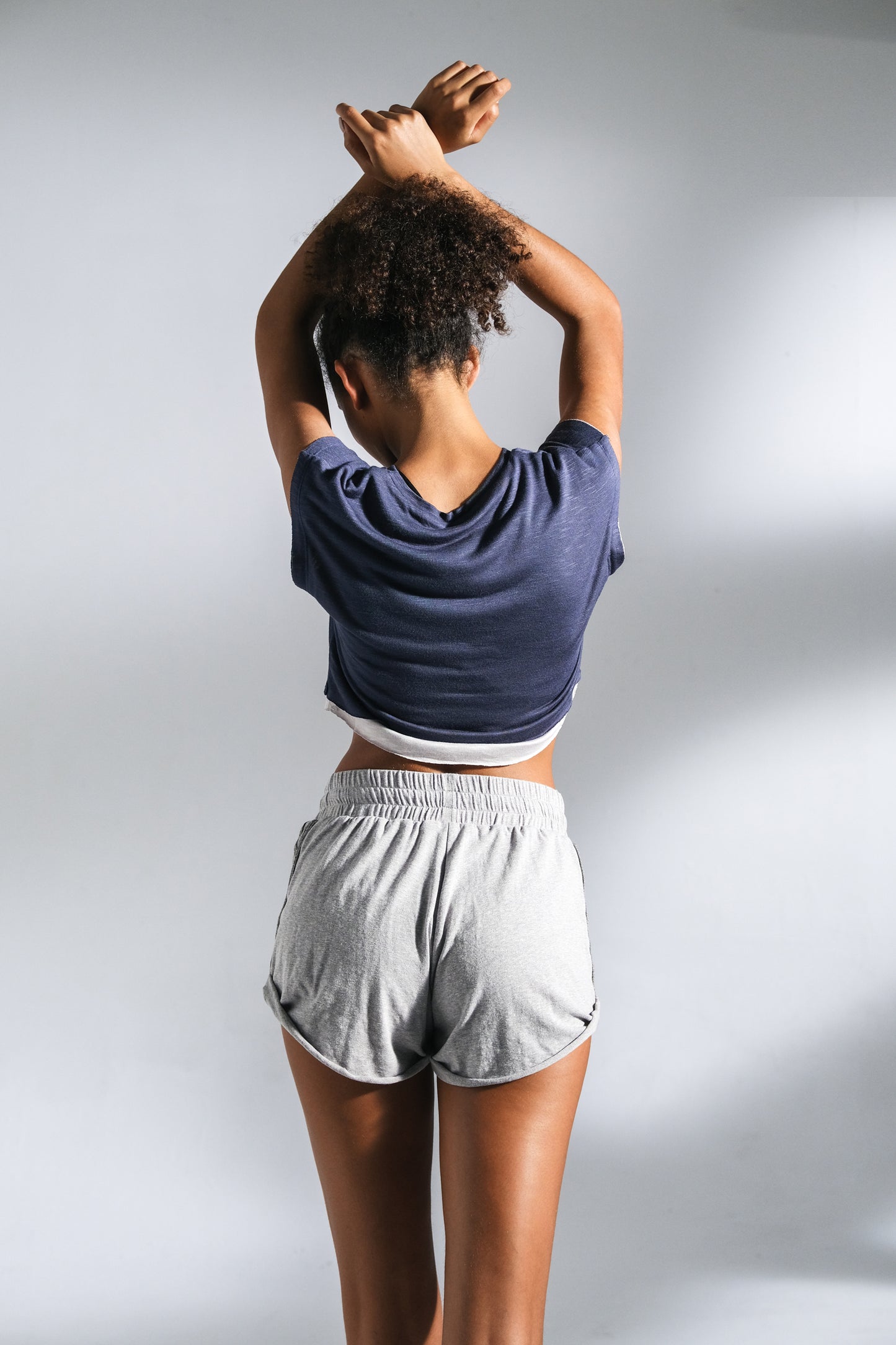 S0231 Loose Lounge Crop Top