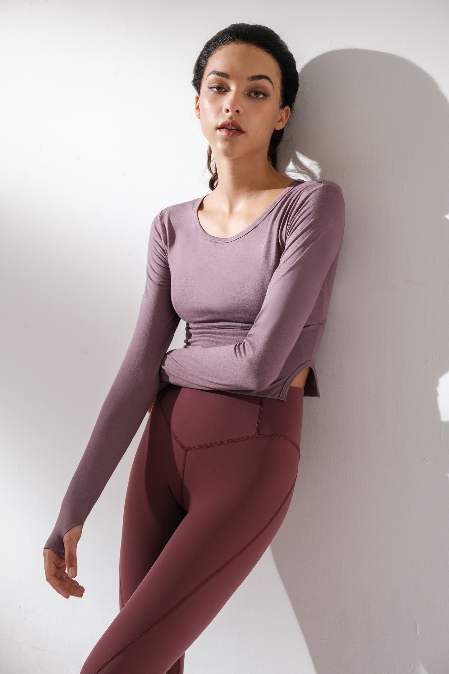 S0291 Sienna L/S Crop Top