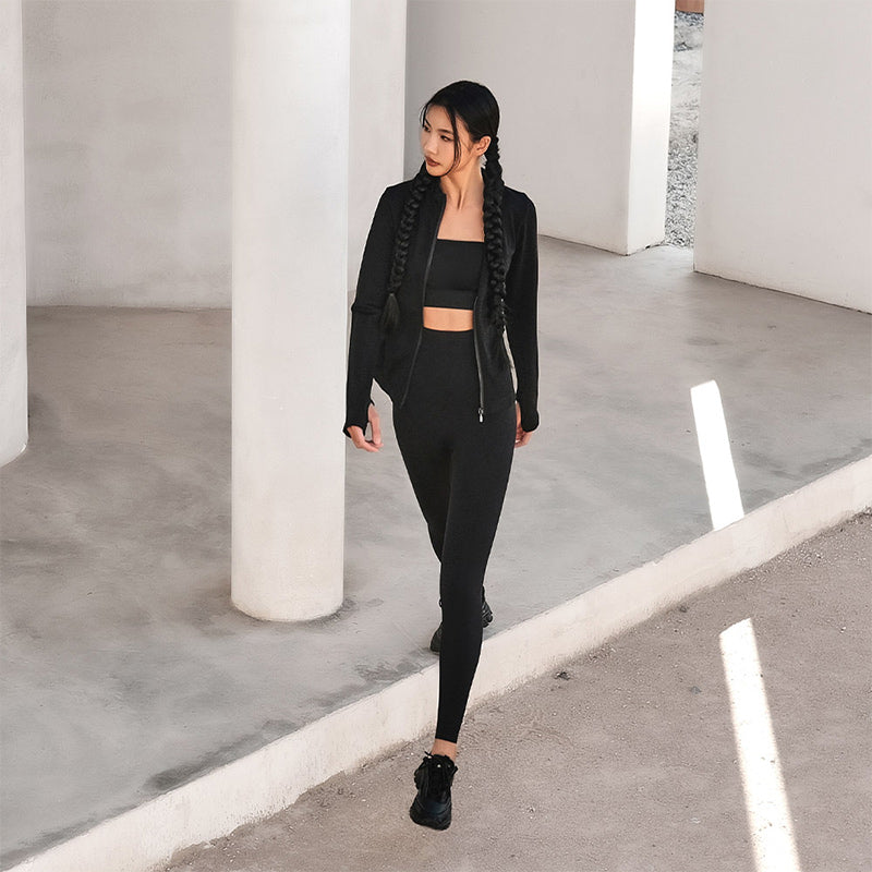 LaNikar Long Sleeve Top, Slim Fit Sport Coat