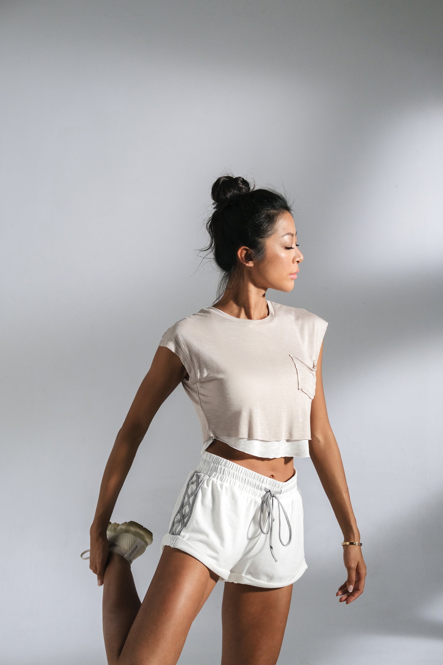 S0231 Loose Lounge Crop Top