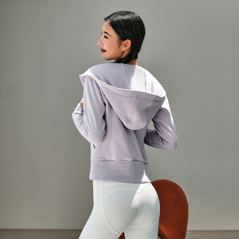 La Nikar sun silk sports jacket - long-sleeved warm thickened fitness yoga clothing