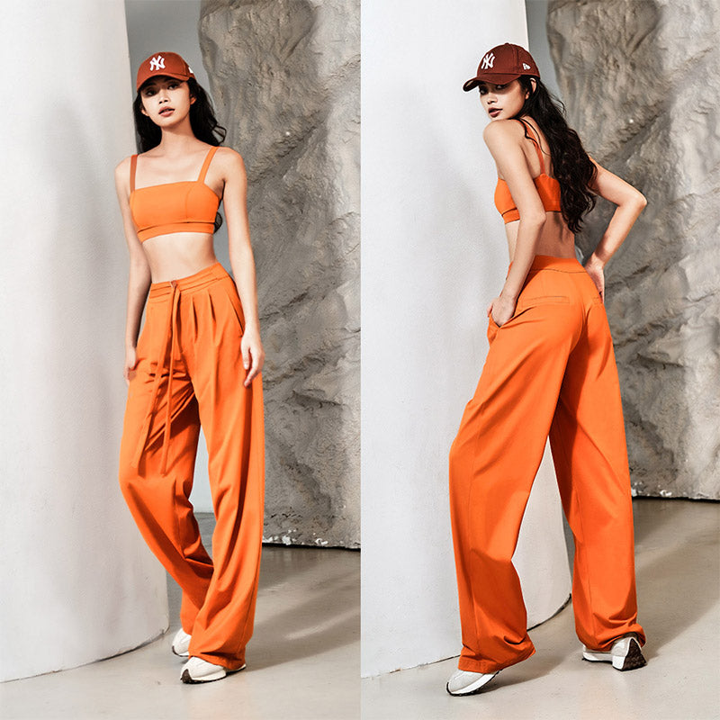 La Nikar spring and fall straight-legged, wide-legged pants