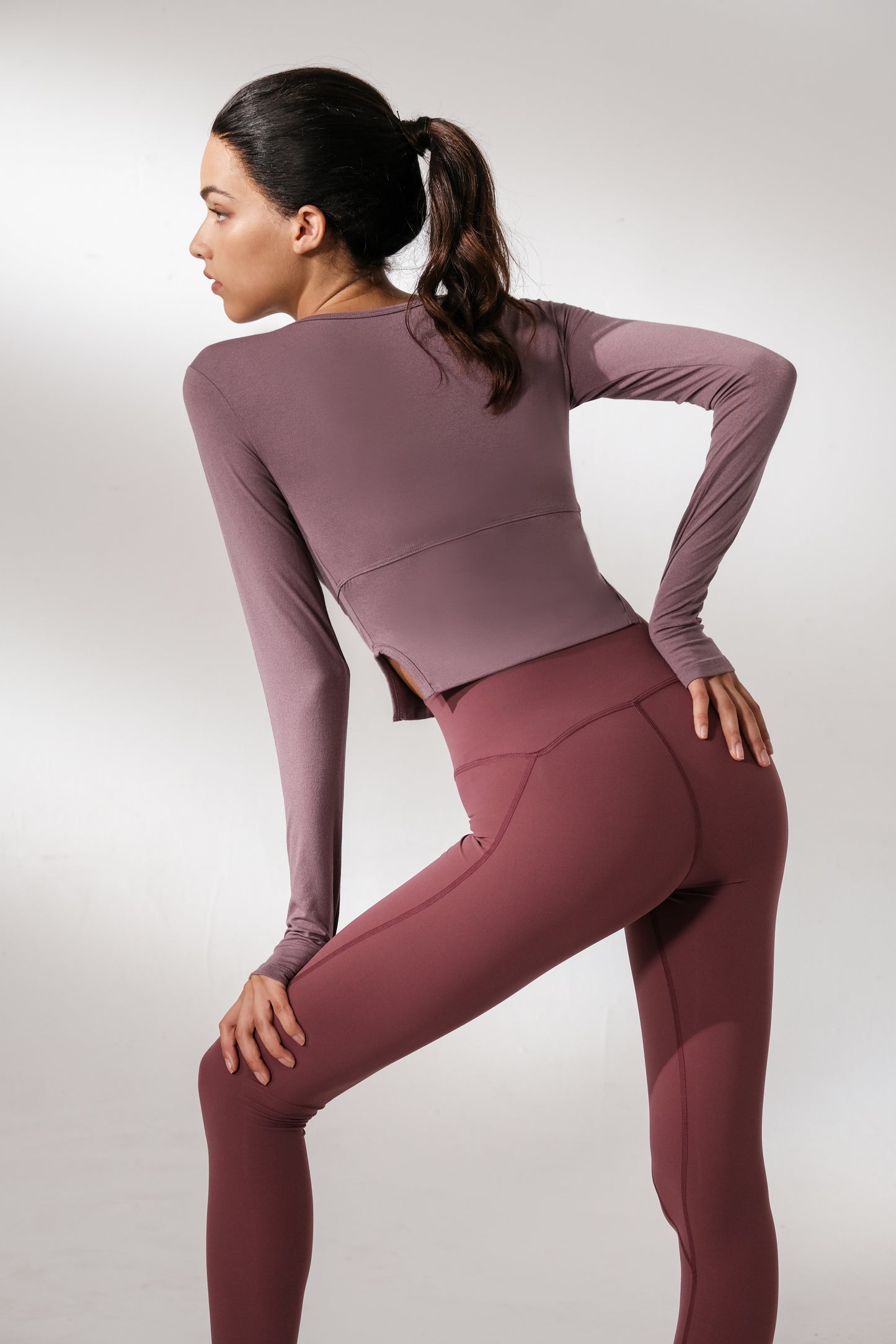 S0291 Sienna L/S Crop Top