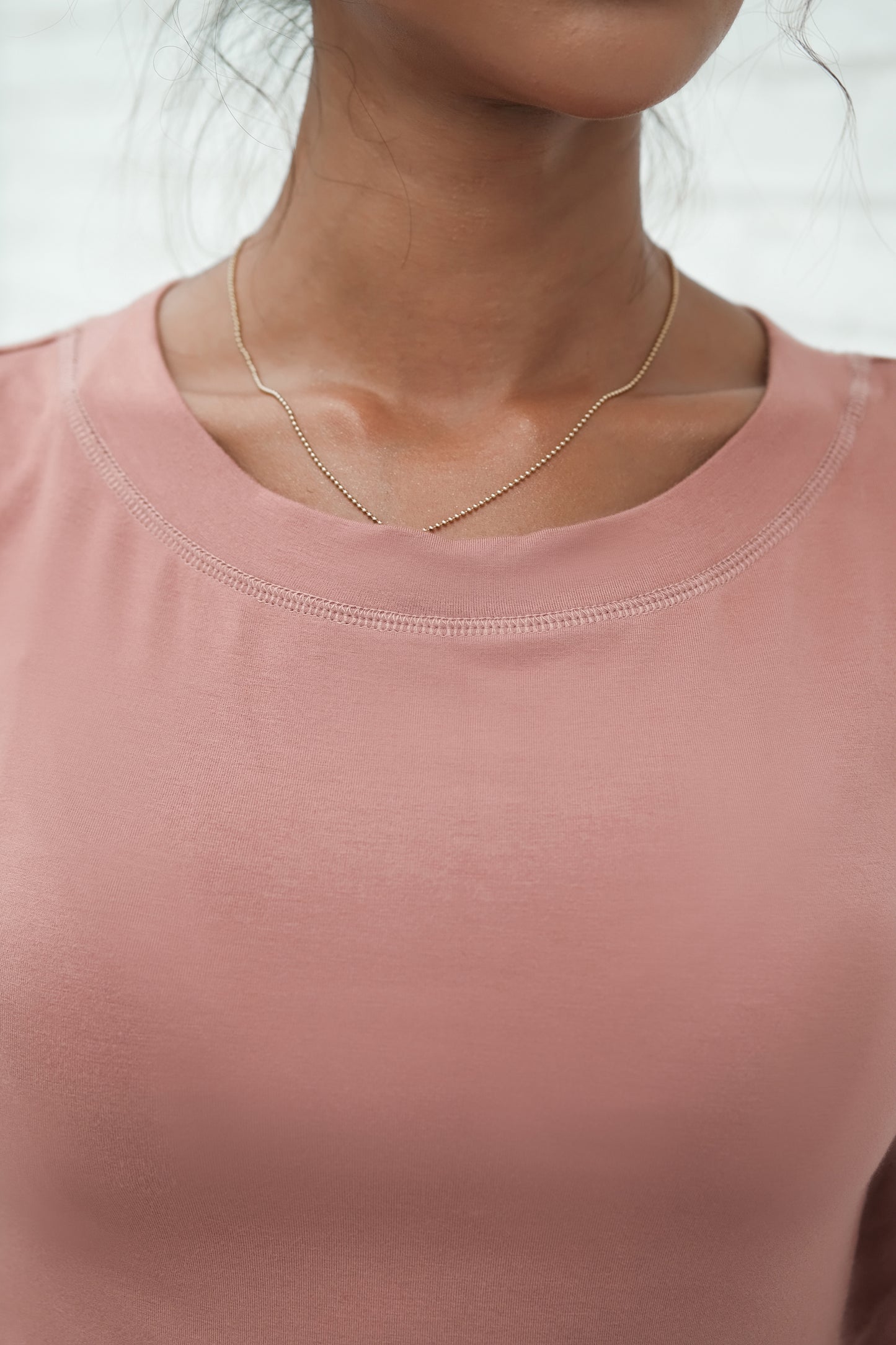 S0297 Split Casual L/S Top