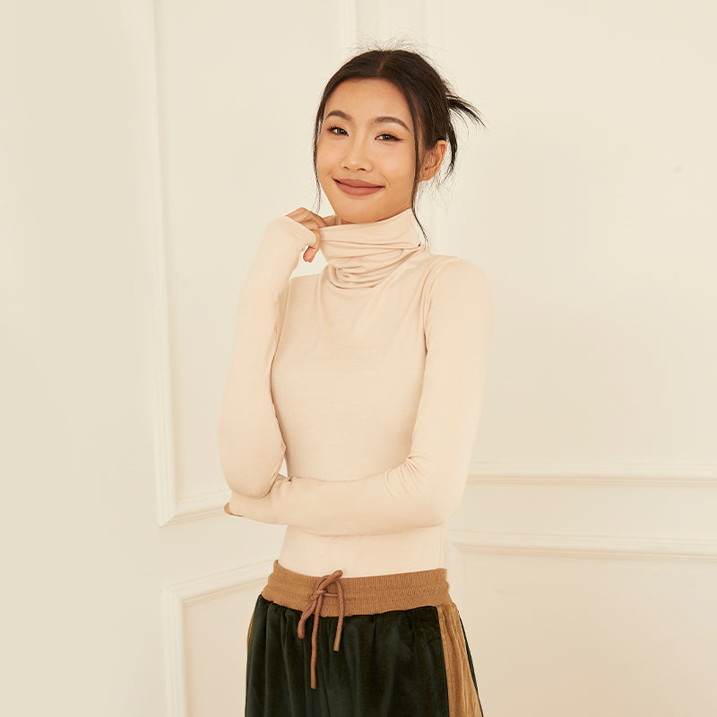 LaNikar Turtleneck Sports T-shirt - Warm Bottoming Top