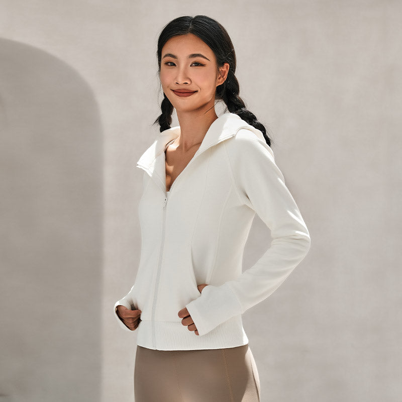 La Nikar sun silk sports jacket - long-sleeved warm thickened fitness yoga clothing